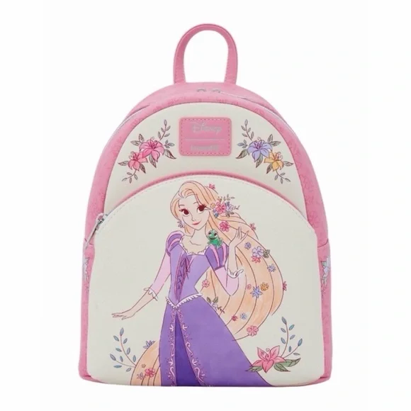 New Loungefly Disney Tangled Rapunzel Mini Backpack +  display picture 3